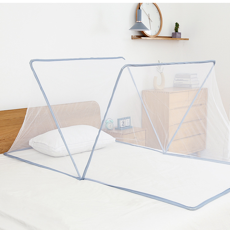 Portable foldable simple mosquito net for bed dormitories no bottom fiberglass bed nets