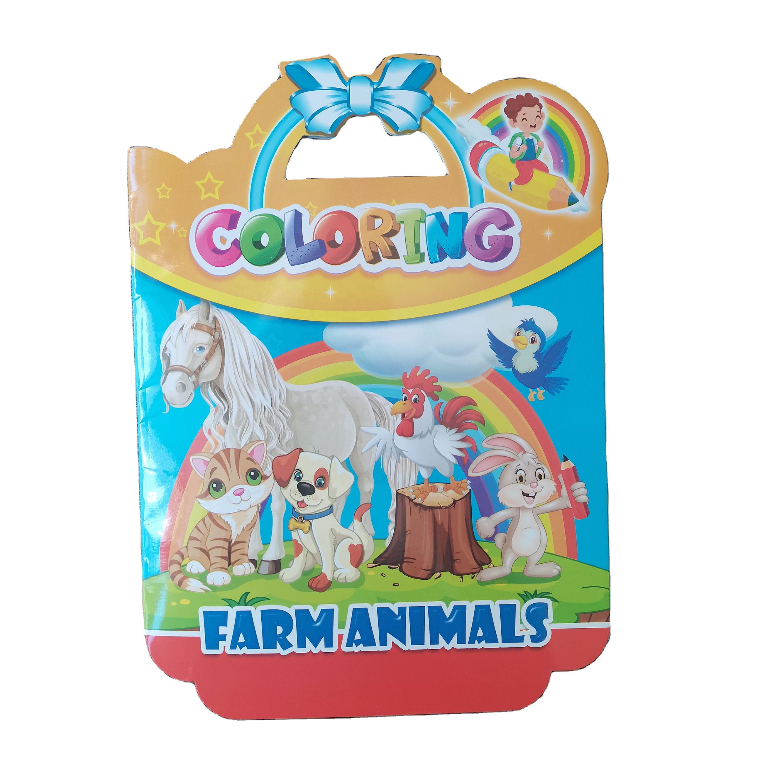 2021 attractive designs high quality soft cover a4 size book cover coloring book for kids drawing