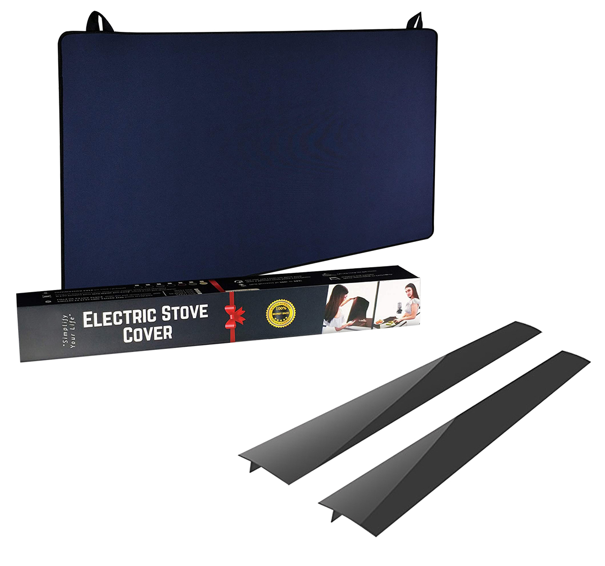 Premium Hob Protector Double-layer Anti-slip Reusable Electric Stove Top Liner LFGB Approved