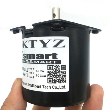 Bringsamrt Wholesale 60KTYZ Synchronous Motor AC Motor 110 220V Permanent Magnet 14W High Torque 2.5-110rpm Gear Reduction Motor
