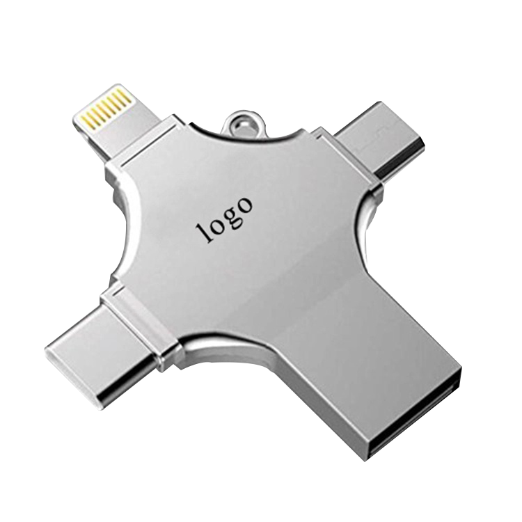 Otg Usb флэш-накопитель для Iphone 256 ГБ 512 Гб 64 Гб Usb 3,0 карта памяти внешнее хранилище для Ios/Android/Type C/Windows устройства 4 в 1