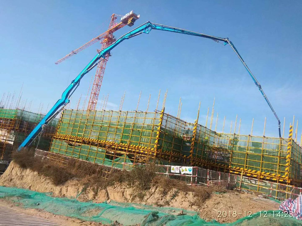 Китай (материк) джюхэ 56 м тележка конкретного насоса для продажи