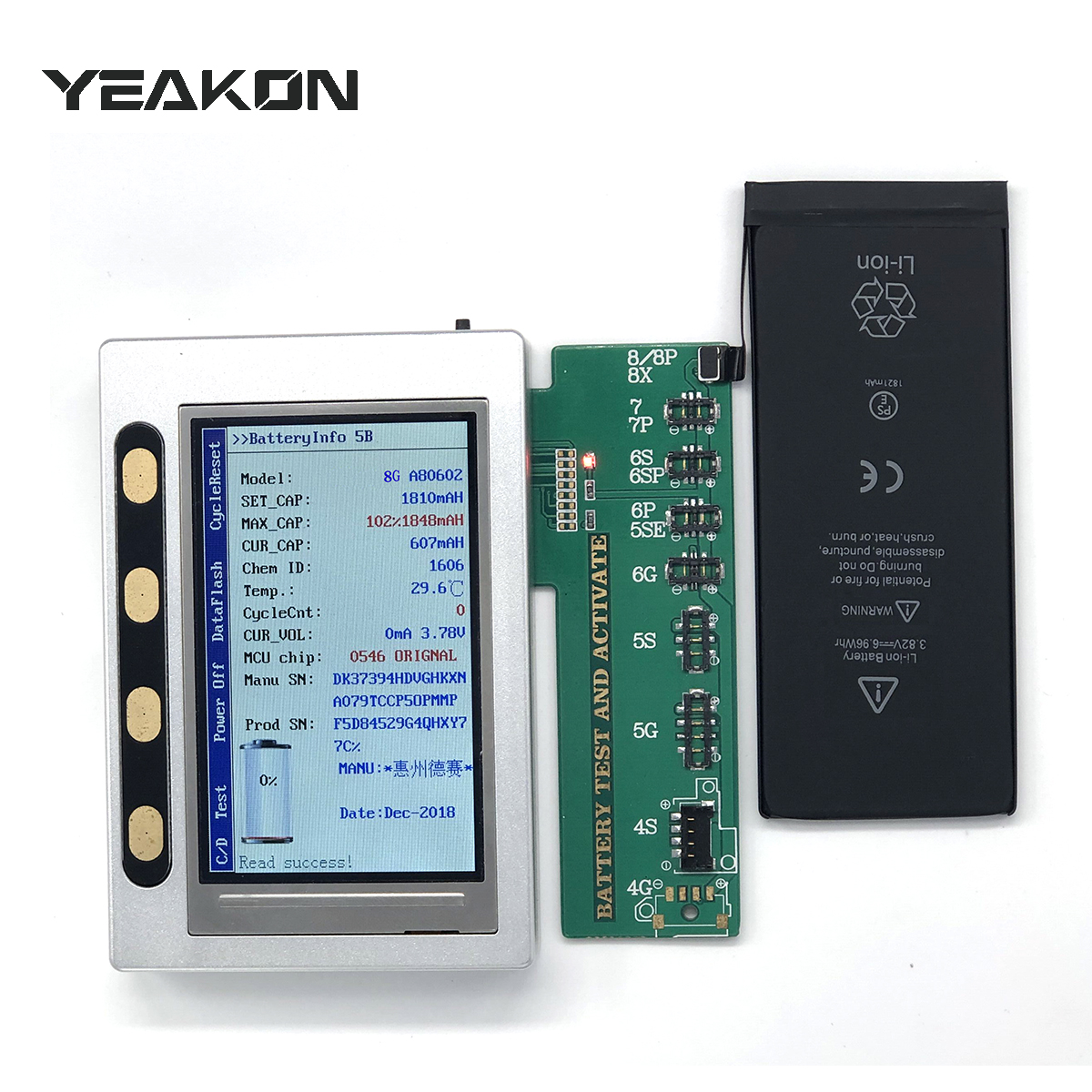 Yeakon 11 11G запасная аккумуляторная батарея для iPhone 5 5S 5C SE, 6, 6S, 6P 6SP 7 7G 7P 8 8G 8P Plus X XS MAX XR 11 12 13 Pro MAX батареи
