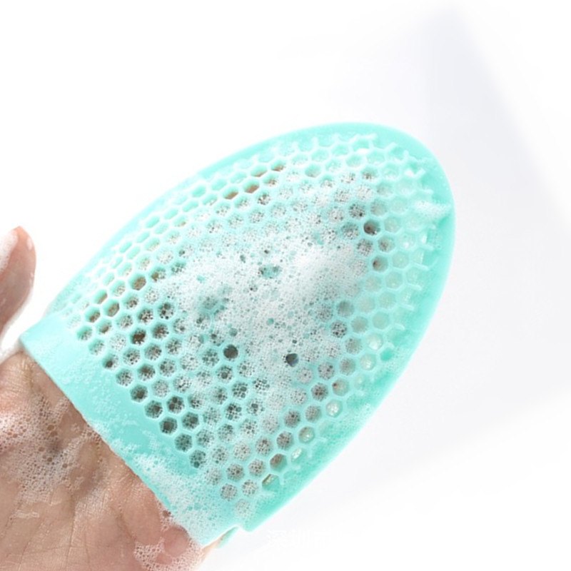 Factory Wholesale Amazon Hot Sale silicone finger wash face brush makeup remover and cleanser manual wash face cleanser