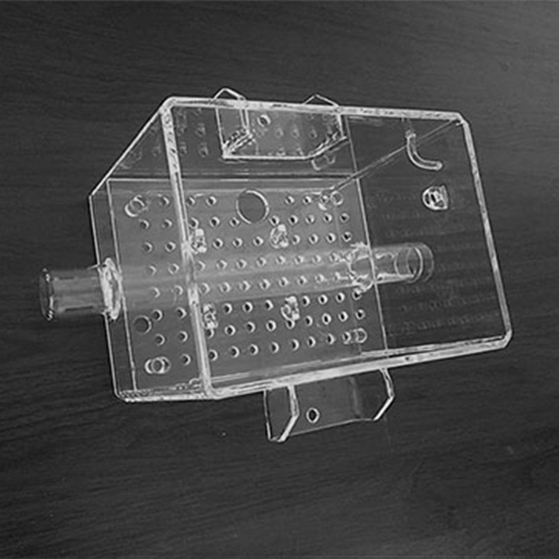 Large size quartz glass square cylinder square box quartz pickling tank quartz tank cleaning tank corrosion resistance