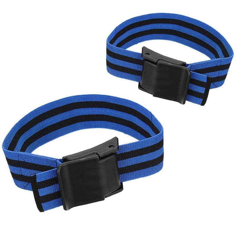 BFR Fitness Occlusion Straps Blood Flow Restriction Bands Adjustable Exercise Obstruction Bands Muscle Growth
