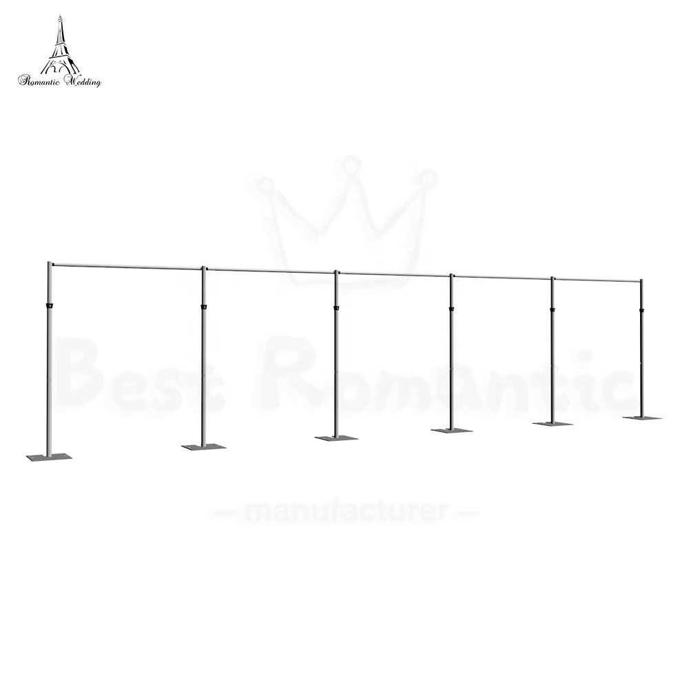 EZ SERIES - 2-PIECE Регулируемый вертикальный W/SLIP-LOCK (8FT-14FT)2020 новый дизайн алюминиевая круглая труба и драпировка свадьба фон стенд