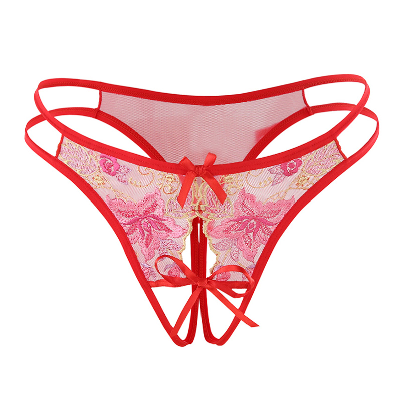 HOT floral bandage drawstring transparent lace sexy erotic exquisite lingerie sex for women
