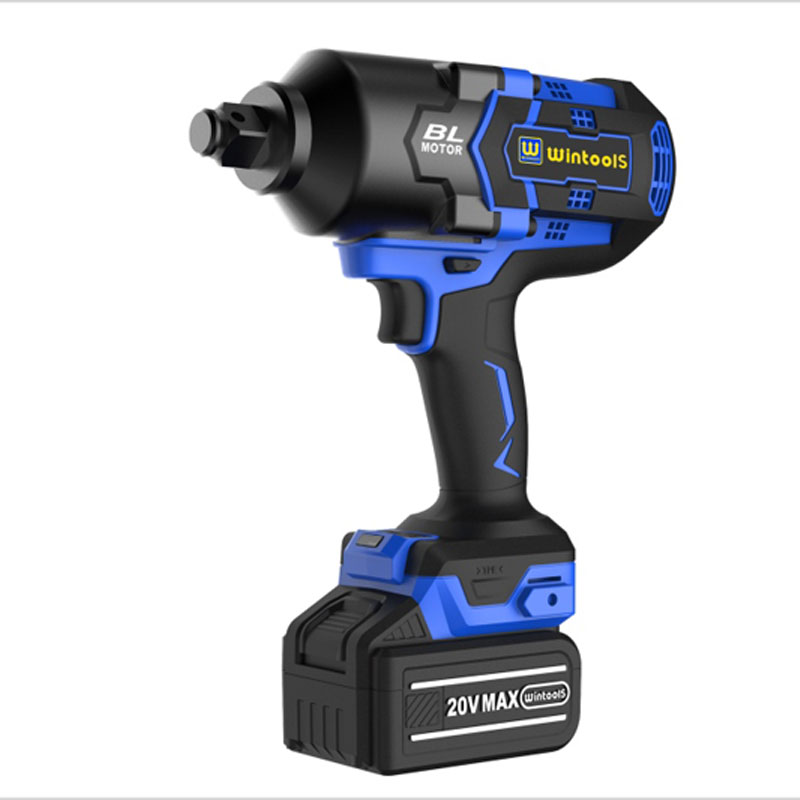 Гайковерт Wintools, беспроводной электрический ударный инструмент с динамометрическим моментом, 1200 нм, перезаряжаемый