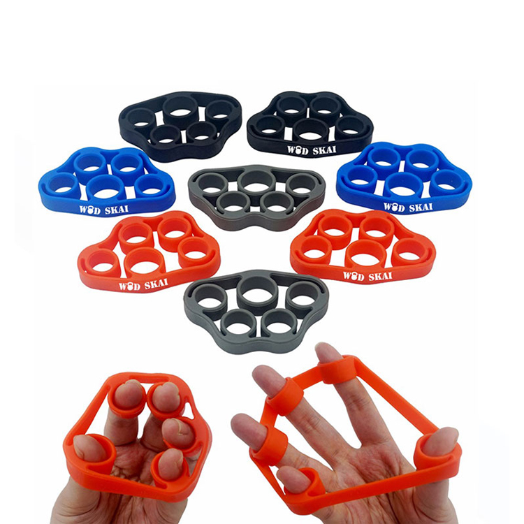 Training exerciser hand grip silicone finger strengthener