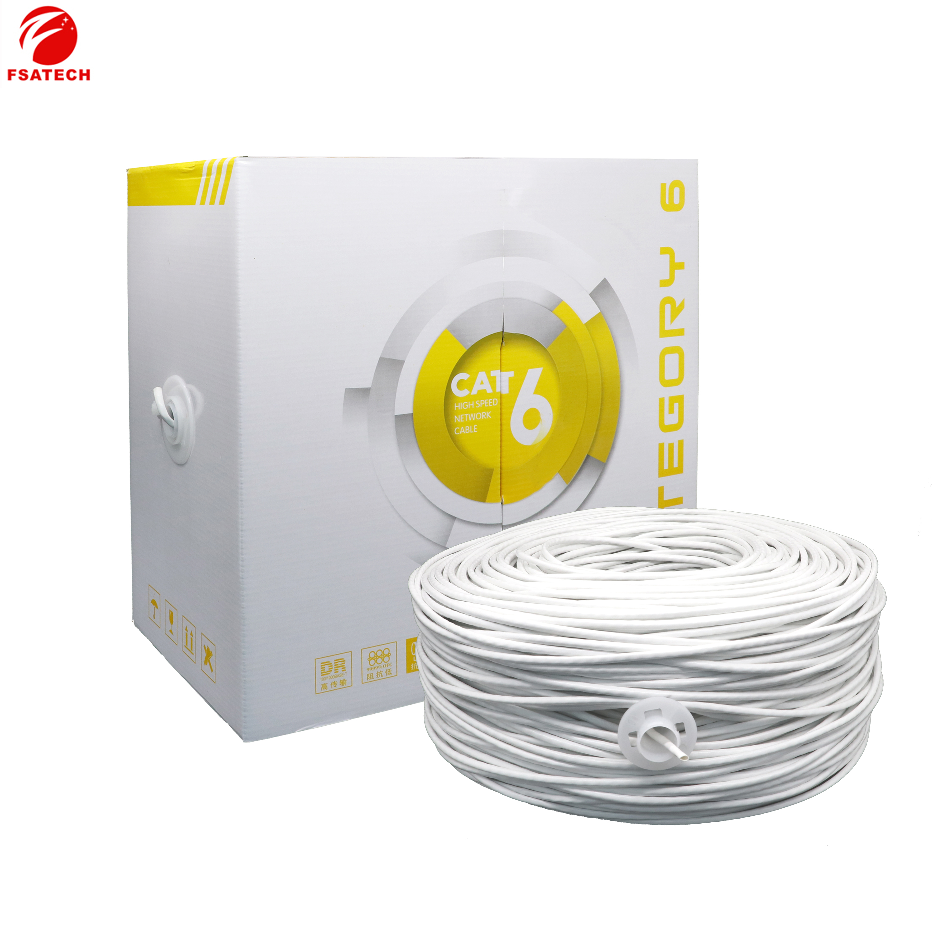 Горячая распродажа! 0,5 мм-0,6 мм Utp патч-корд Cat6 плоский кабель для внутренней проводки