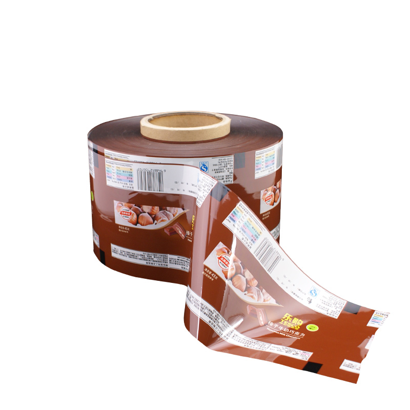 Custom Food packaging cakes and snacks packages aluminum foil bags for chips film roll