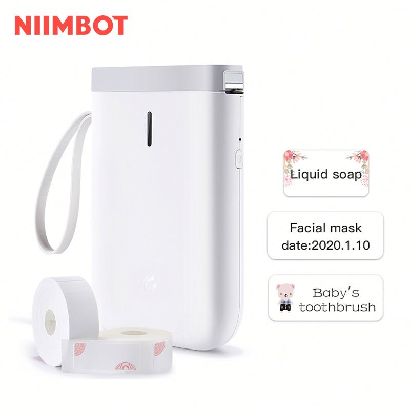 Портативный мини-термопринтер NiiMbot для печати этикеток для бытовой кухни