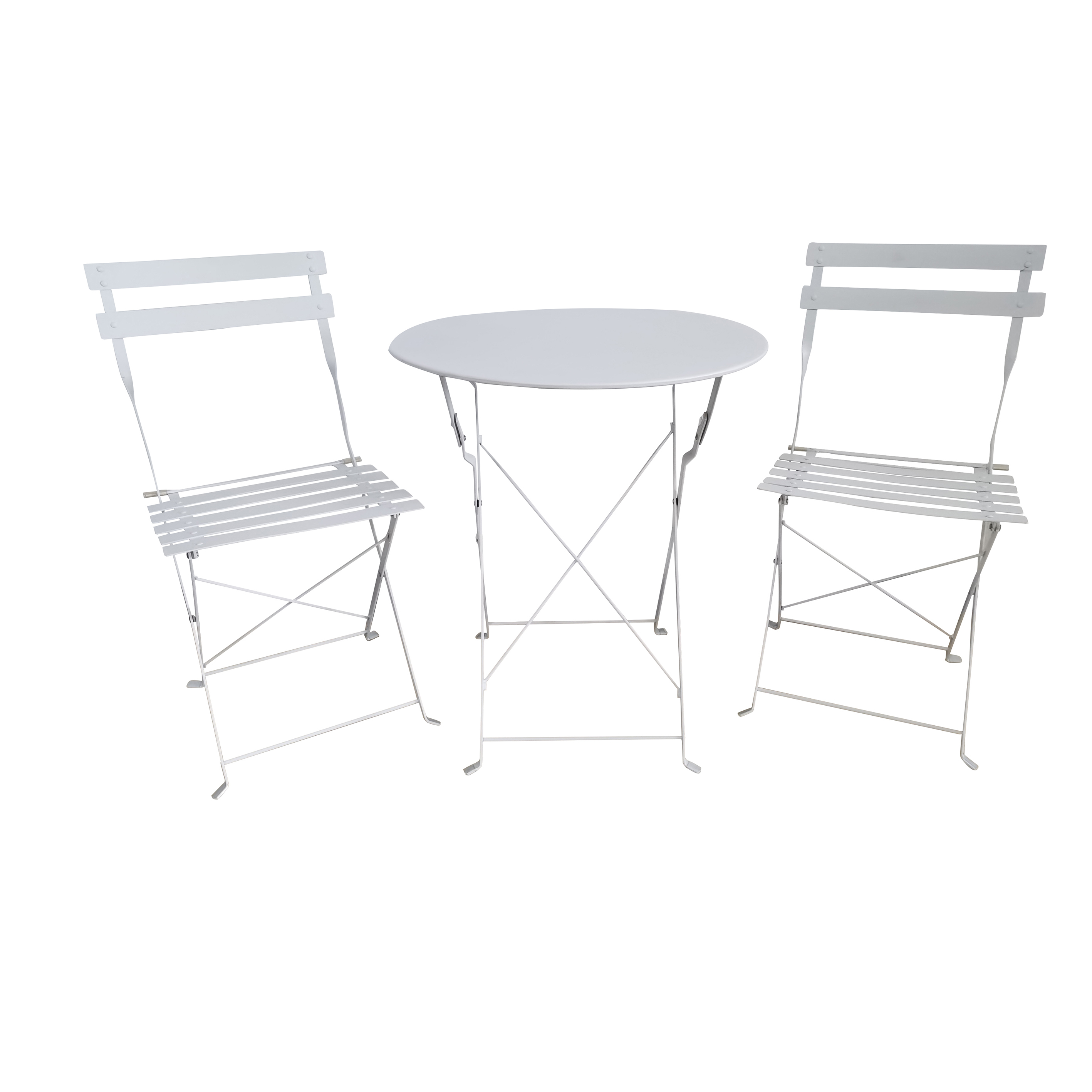 Hot Sale Garden Furniture Metal Table and Chair Set Iron Outdoor Garden Set Foldable Table and Chair Set