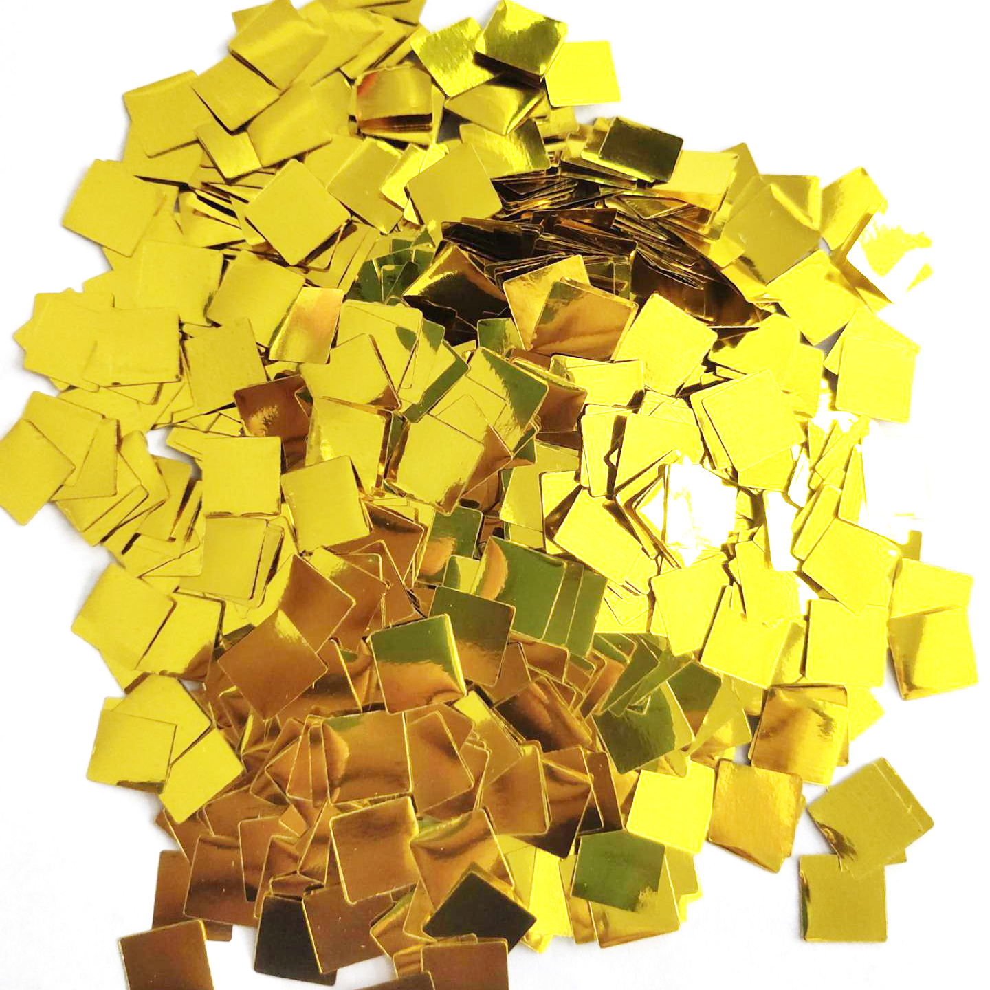 0.5/1cm Gold Square Shape Foil Confetti For Balloon Wedding Birthday baby shower graduation party