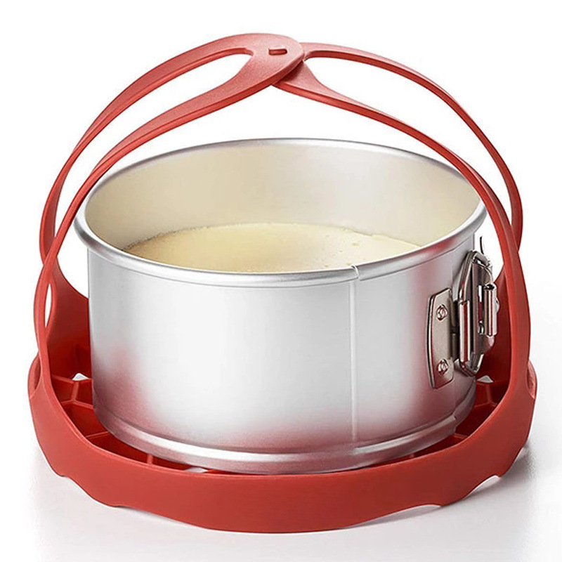 Food Grade Silicone Steamers with Handle Kitchen Accessories Egg-boiler Durable Multi-function Food Steamer Cooker