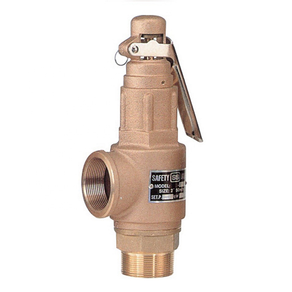 Covna DN50 2 дюйма NPT / BSPT нитки латунь Бронзовый предохранительный клапан с рычагом