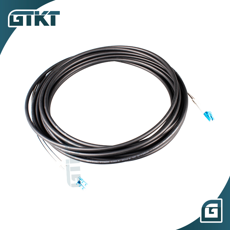 20 м LC к LC FTTH волоконно-оптический соединительный кабель SM 9/125 дуплекс Открытый падение патч-корды оптоволоконные поставщики 65FT