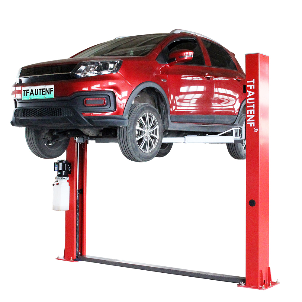 TFAUTENF TF-B40 hydraulic two post car lift/car hoist with 4000 kg/8818 lb lifting capacity for auto repair & maintenance