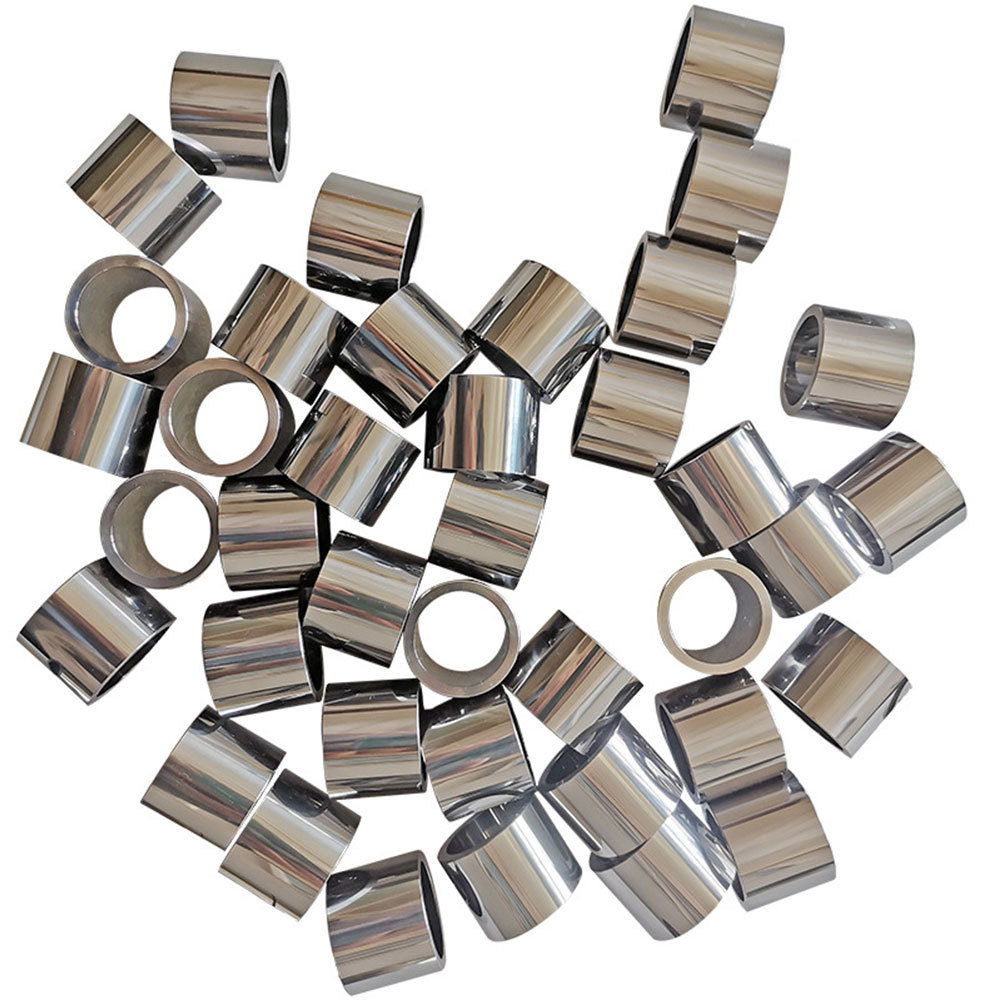 High Quality Solid YG8 Tungsten Carbide Sleeve Polished Cemented Carbide Roll and Seal Ring Toughness Guaranteed
