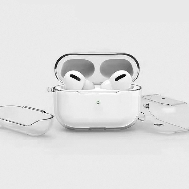 Защитный силиконовый чехол для Airpod 2, Жесткий Чехол из поликарбоната, мультяшный Прозрачный чехол для наушников, аксессуары для Apple Airpods, чехол