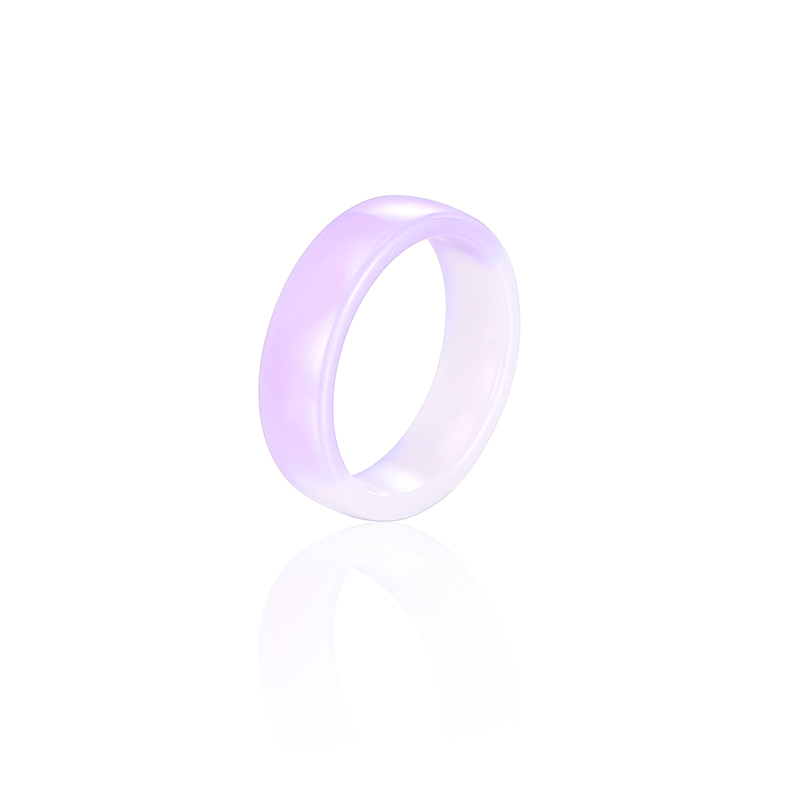High Quality Wholesale Pink Ceramic Ring Jewelry Women Ceramic White Finger Ring