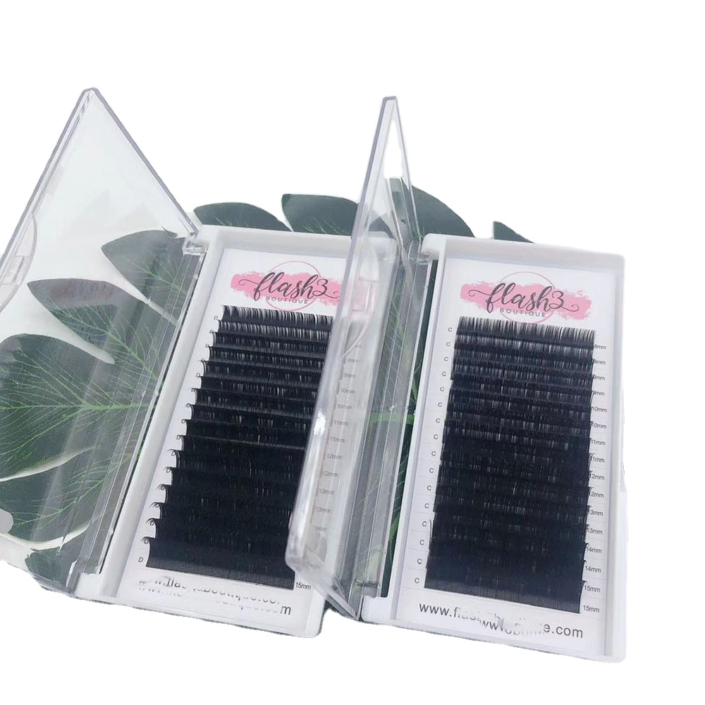 Soft Individual Eyelash Extensions Premium Own brand Beauty Private label eyelash extensions