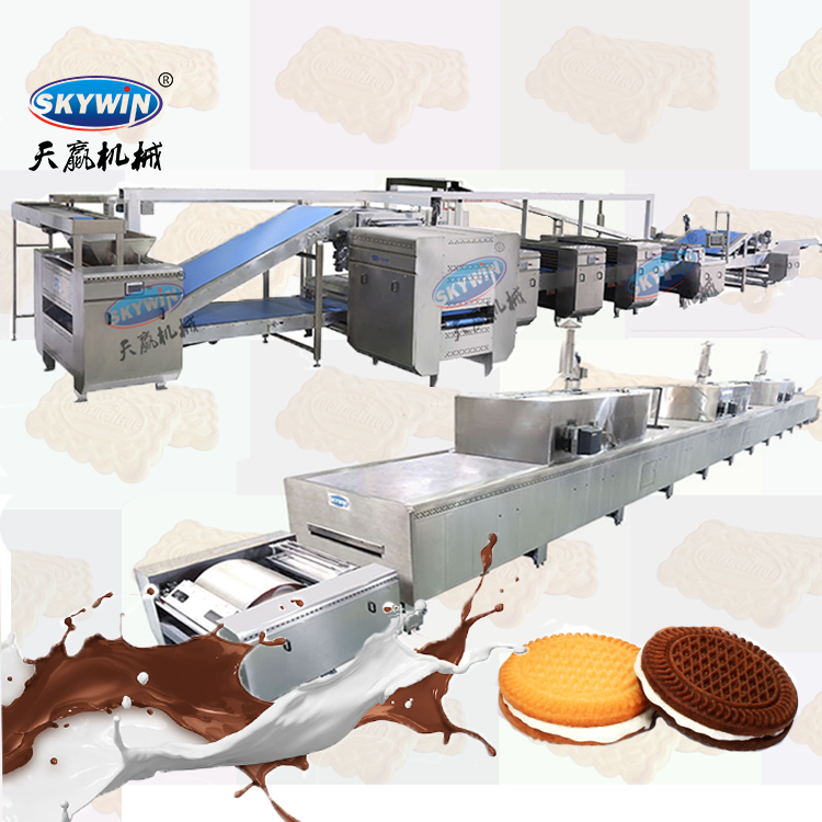 Full Automatic Biscuit Production Line Biscuit Making Machine Hard Soft Biscuit Machine