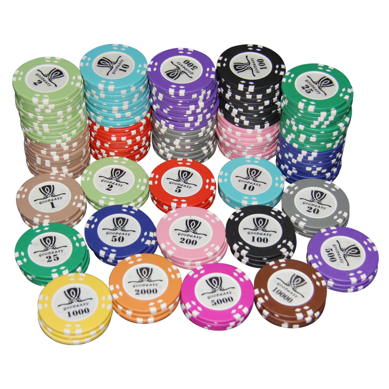Low Price Wholesale 14 G Poker Chips For Casino Royal Flush Solid Colored Poker Chips