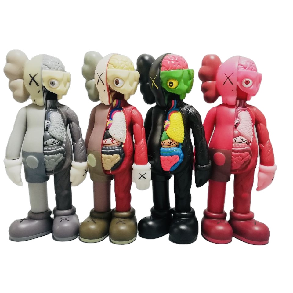 Нордическая Современная ремесла, скульптура Kaws, полуанатомическая статуя Kaws в натуральную величину для украшения дома
