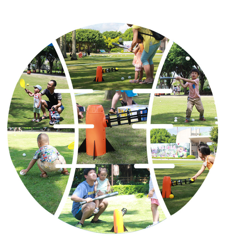 Kids Sport Game Electronic Automatic Straight Baseball Pitching Machine