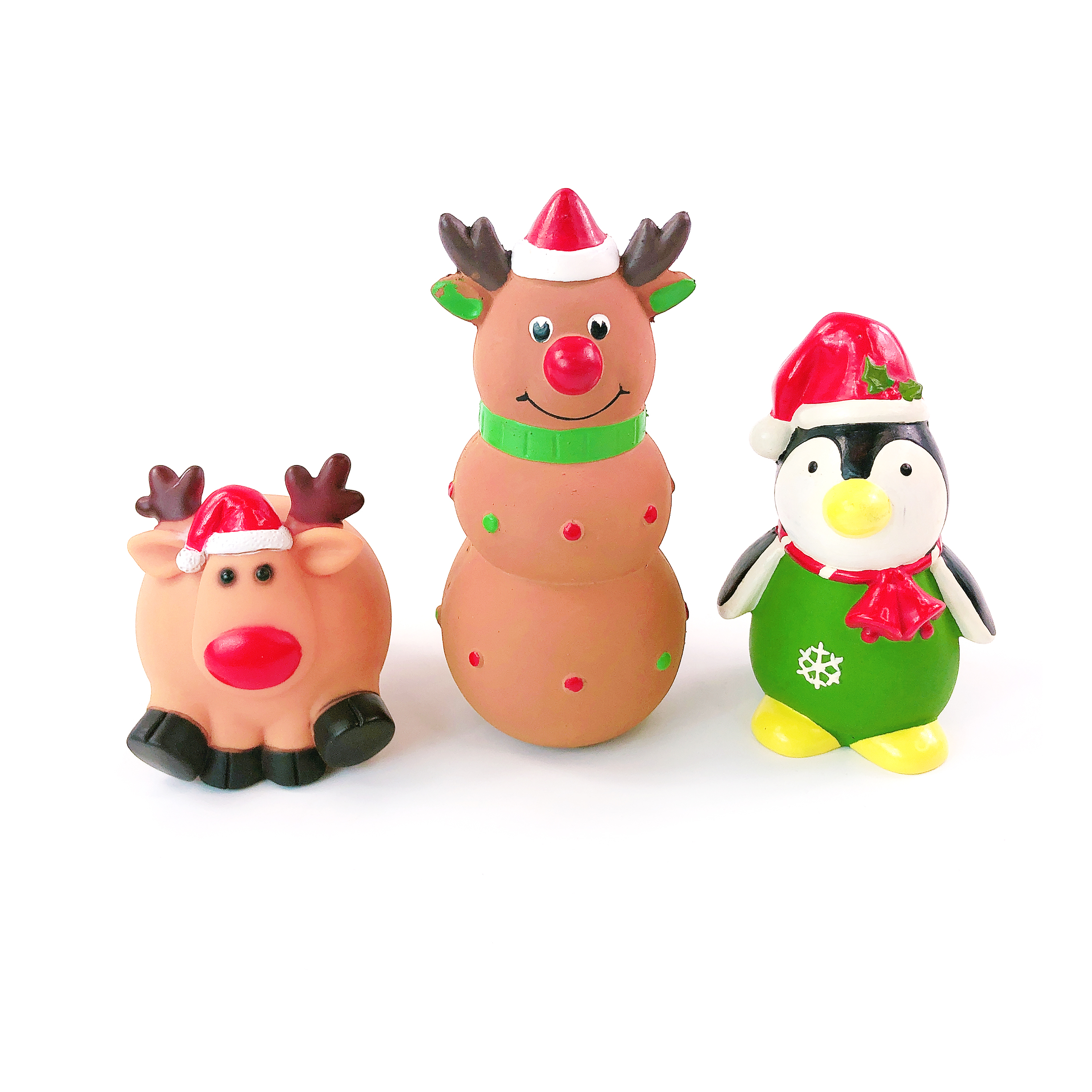 2021 new vinyl resistance to bite nontoxic substance dog chew toys like penguin and elk