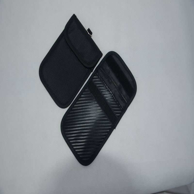 Customizing faraday car key bag PU leather RFID key pouch