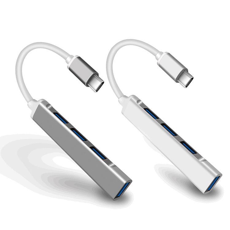 Многофункциональный Usb-концентратор 4,0 4 в 1 для ноутбука, компьютера, многофункциональная док-станция для зарядки телефона оптом, Usb-концентратор Type-C