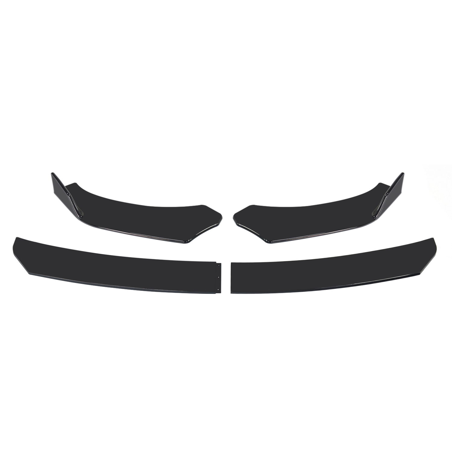 Four-stage reinforced PP material arrived body kit universal accessories Universal front bumper lip split