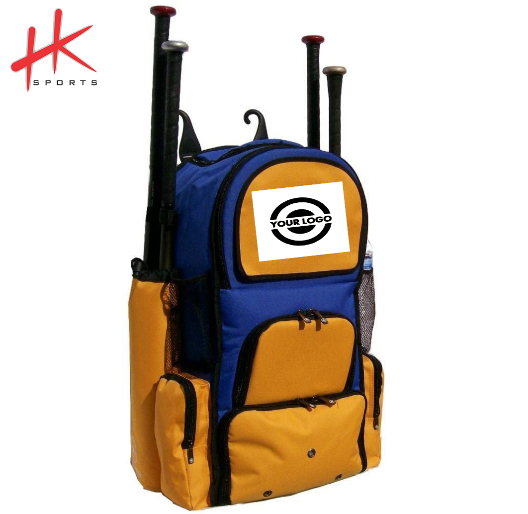 Premium Quality Multi Purpose Backpack Custom Logo Printed Baseball Bag Lightweight Softball Sports Bag
