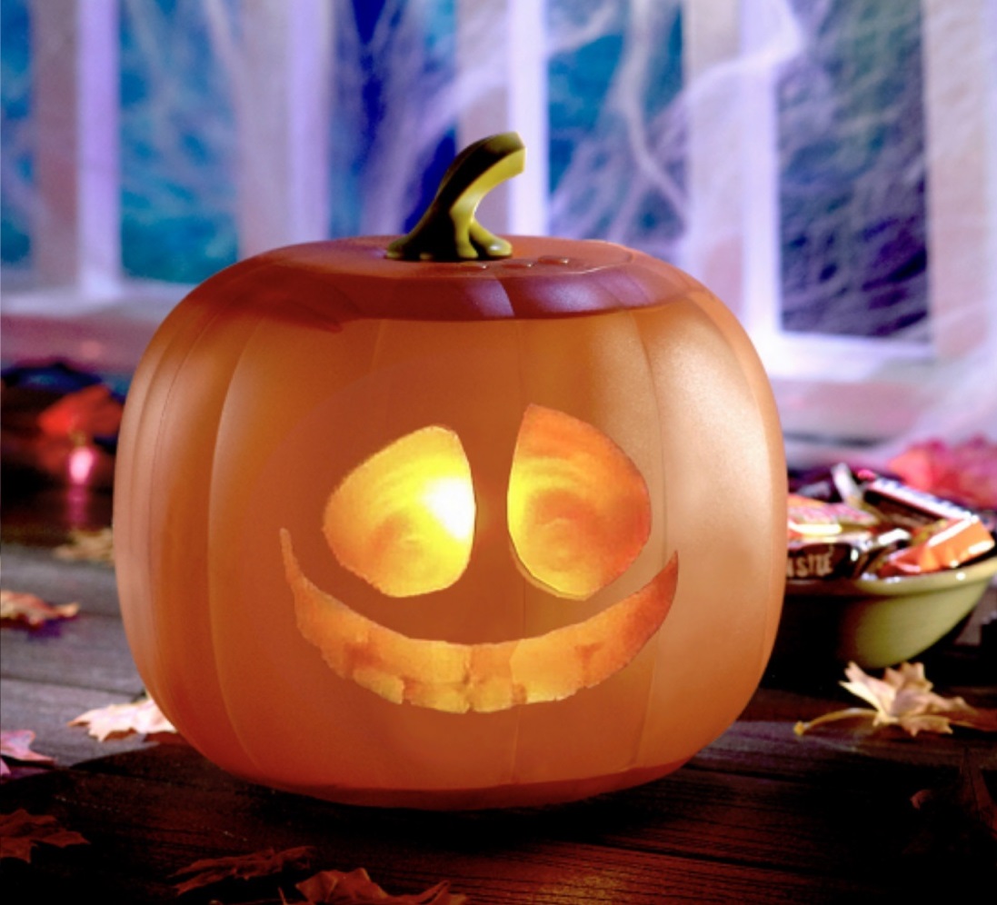 New Halloween Glow Toys Talking Animated Pumpkin Light With Built-in Projector & Speaker