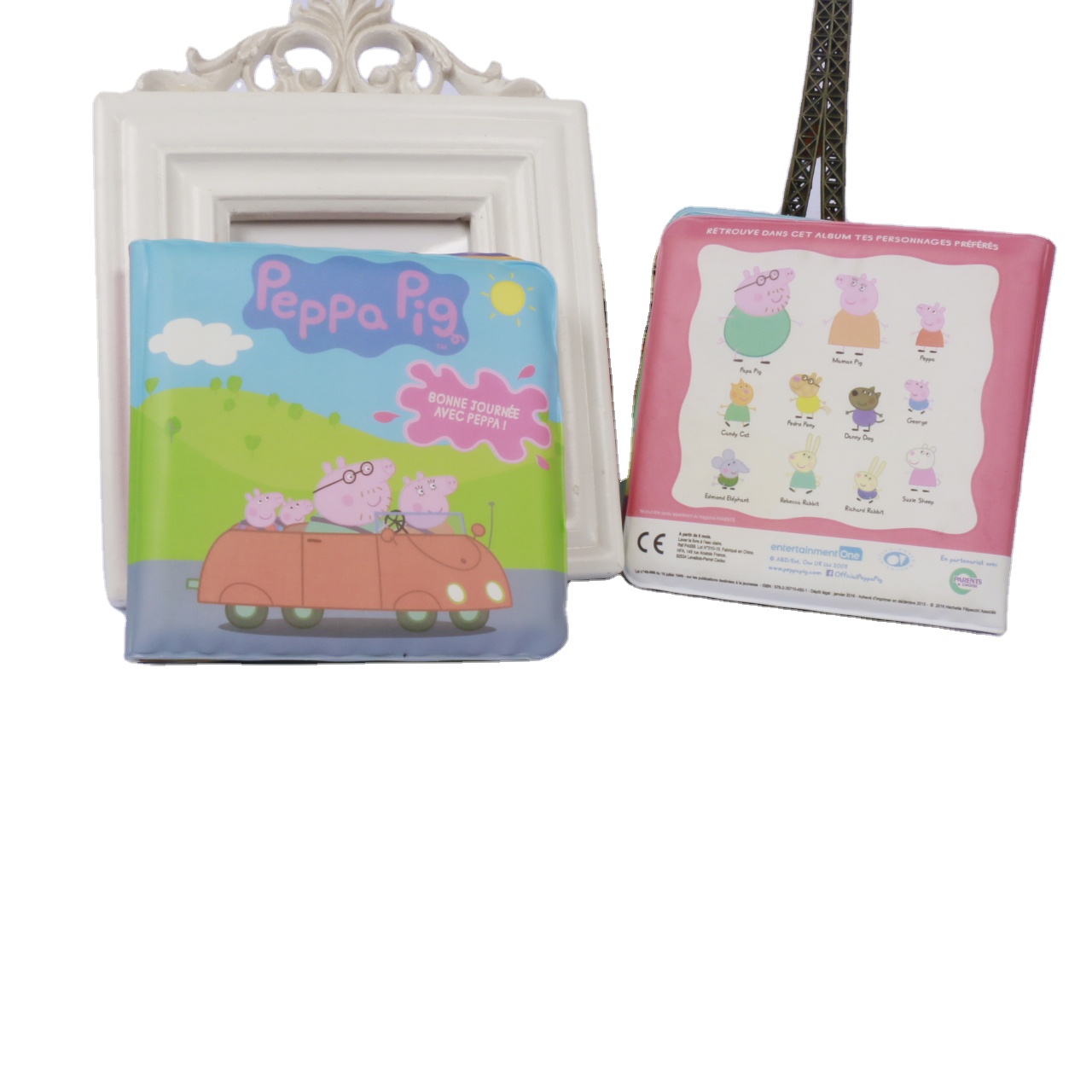 Bangzhe Best selling Educational toys soft plastic waterproof EVA baby bath book Early education book