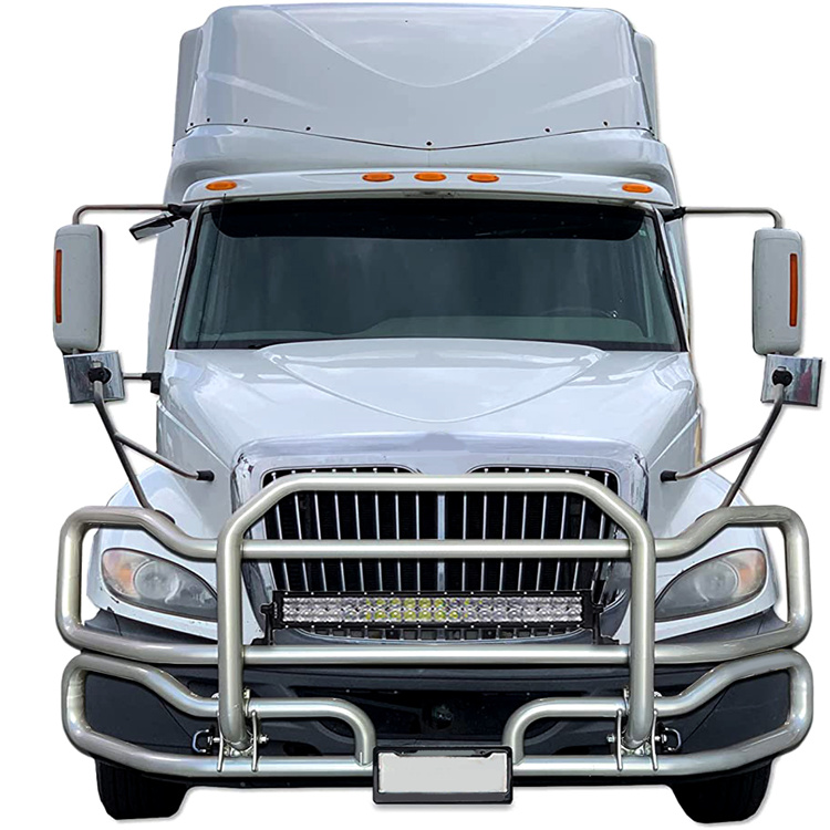 Stainless Steel Front Bumper For Volvo Vnl Truck Deer Grill Guard Front Bumper