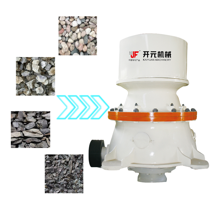 single hydraulic manganese ore cone crusher host bearing mantles machine pyb 1200