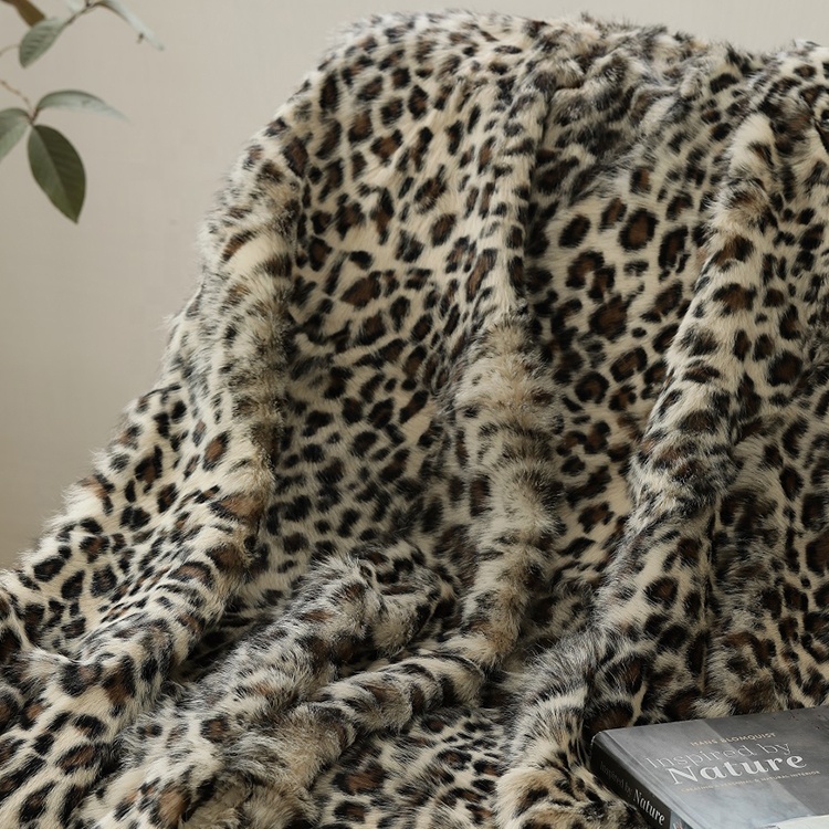 China Professional Manufacture Fur Throw Blanket Luxurious Mink Fur Throw Blanket