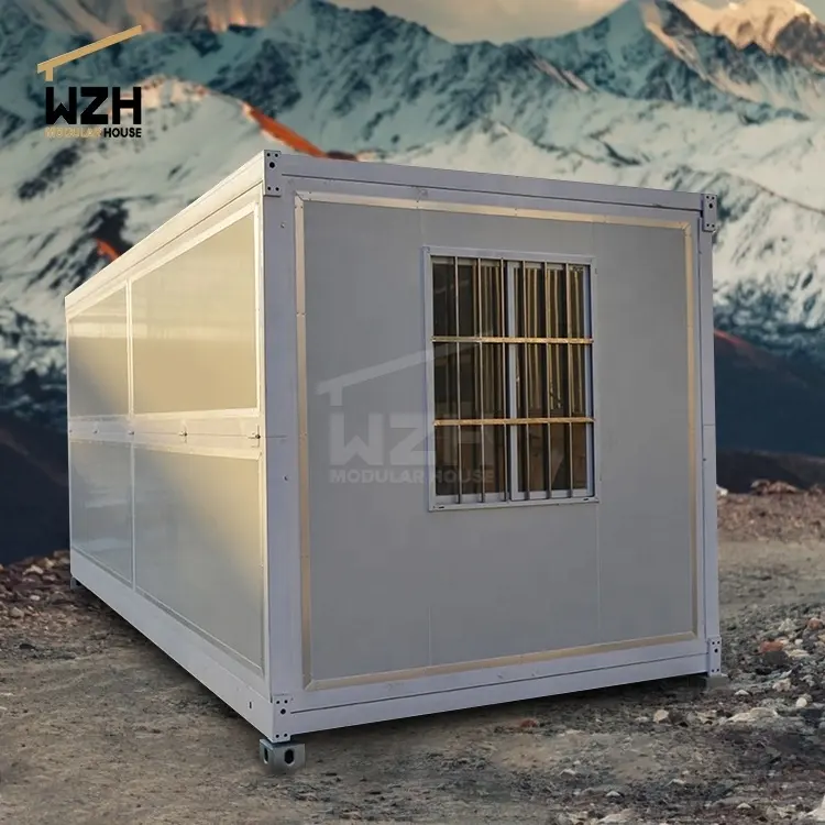 Temporary accommodation prefabricated 3 in 1 20ft foldable container office house