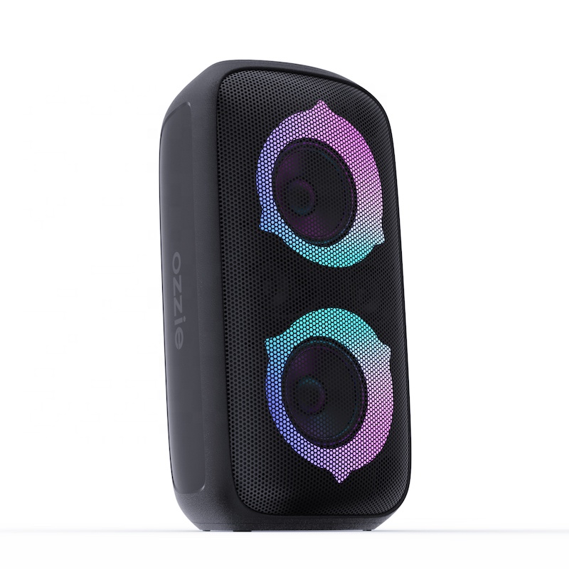 60 Вт Очаровательная Беспроводная колонка RGB стерео Портативная перезаряжаемая Колонка для вечеринки для дома караоке