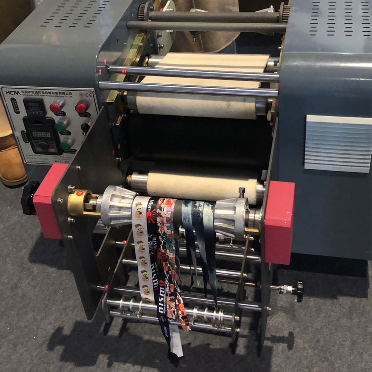 Roll to Roll Small Label Heat Press Machine Lanyard Transfer Printing Machine For Ribbon