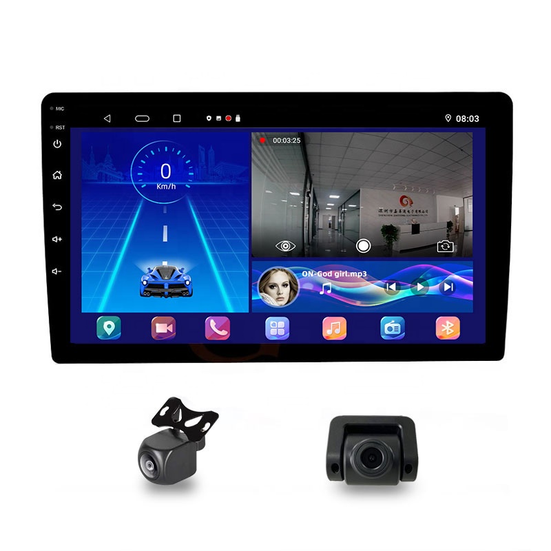Лидер продаж 2020, 2,5D HD сенсорная головка, Автомобильное видео 2 din android carplay