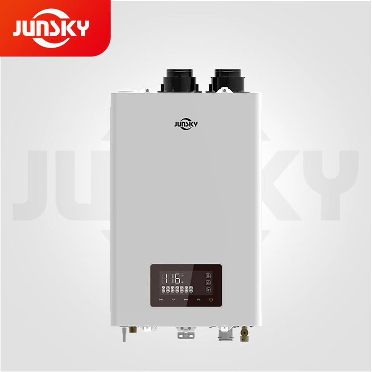 JunSky Конденсационная серия 20 л, газовый водонагреватель для жилых помещений, безрезервуарная система быстрого нагрева