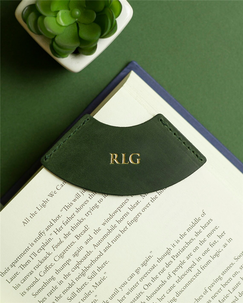 Wholesale Leather Named Bookmarks Personalized Sublimation Book Marks for Monogrammed Gift