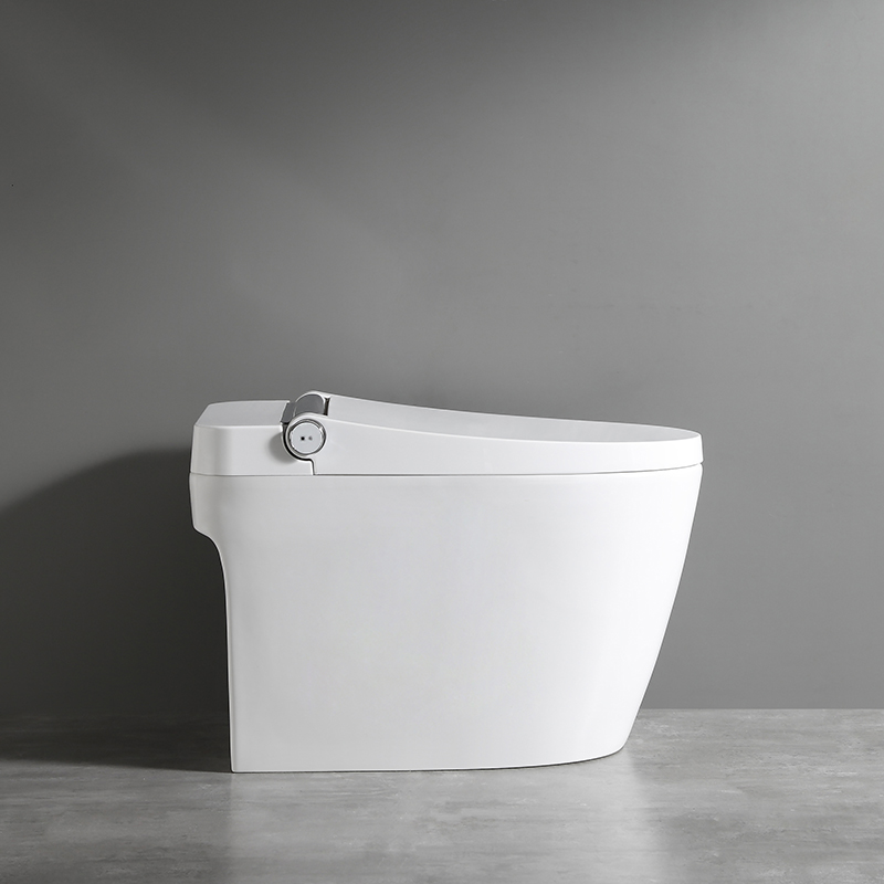Available complet electric heated automatic elongated one piece smart toilet for sale