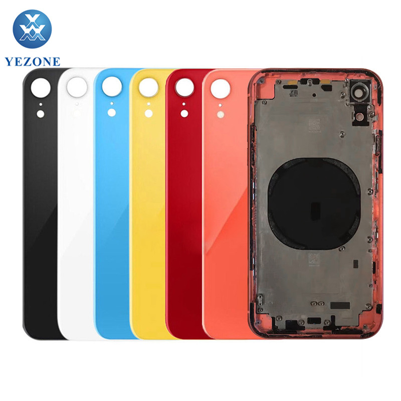 Новый корпус для iPhone 13 X XR XS XSMAX, задняя панель аккумулятора для iPhone X до 12pro, чехол со средней рамкой шасси