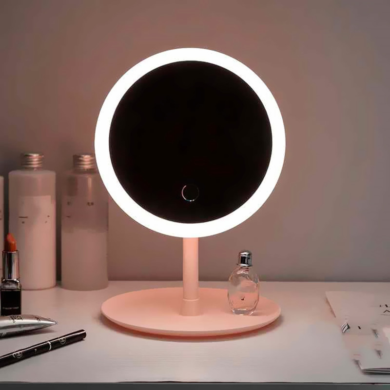 Hot Selling Led Vanity Mirror HD Table Lighted Makeup Mirror Adjustable Touch Dimmer LED Mirror